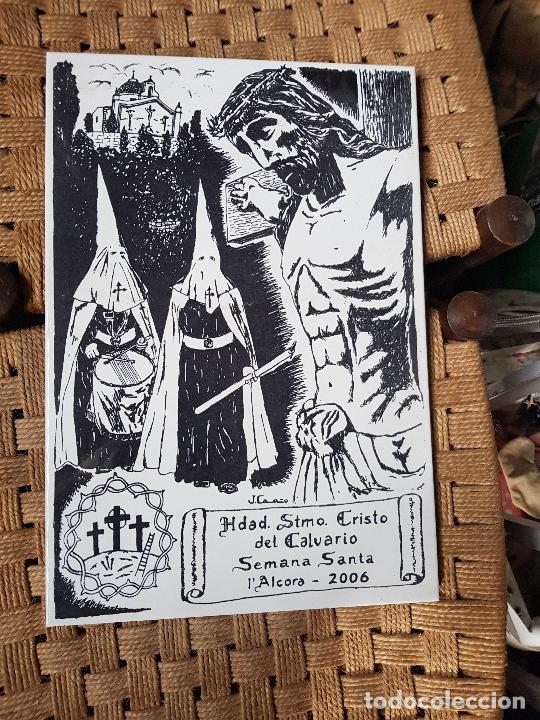 Antig&uuml;edades: SEMANA SANTA ALCORA AZULEJO - Foto 1