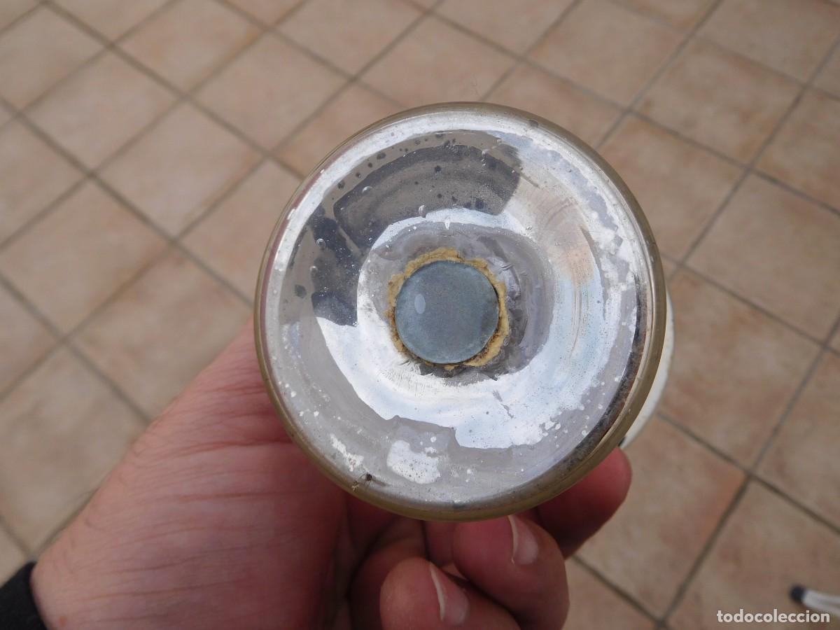 Antig&uuml;edades: Copa antigua de cristal plateado - Foto 4