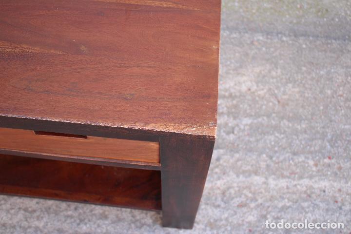 Antig&uuml;edades: mueble mesa 3 cajones - Foto 2