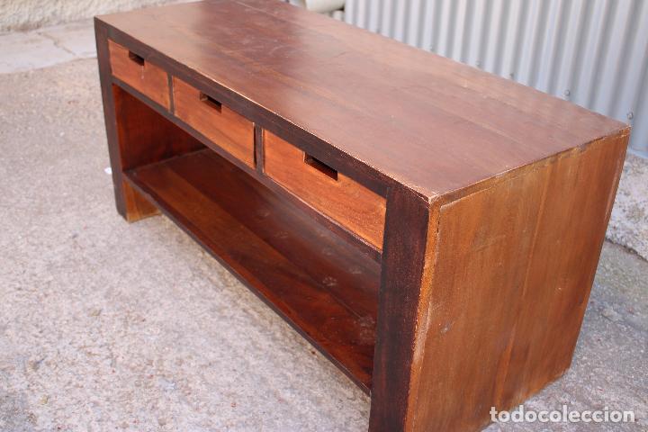 Antig&uuml;edades: mueble mesa 3 cajones - Foto 7
