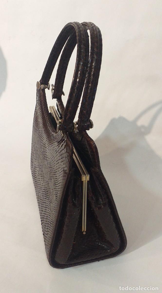 Antig&uuml;edades: Bolso de mano en Piel - Foto 2