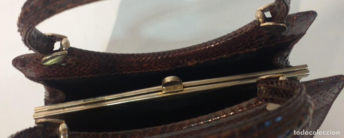 Antig&uuml;edades: Bolso de mano en Piel - Foto 3