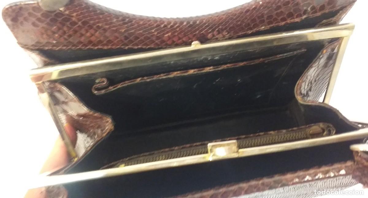 Antig&uuml;edades: Bolso de mano en Piel - Foto 4