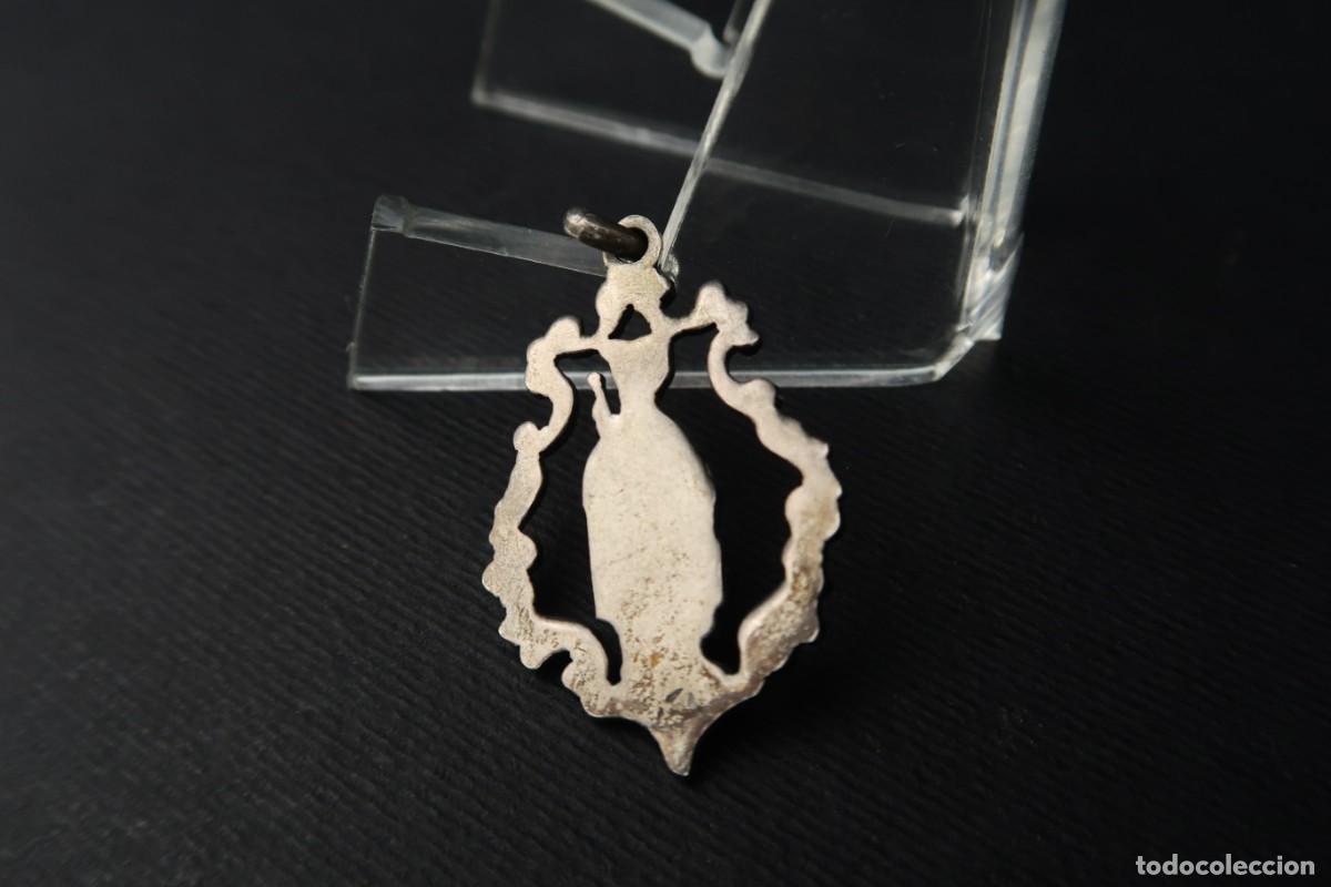 Antig&uuml;edades: Antigua Medalla Religiosa de Plata - Foto 5