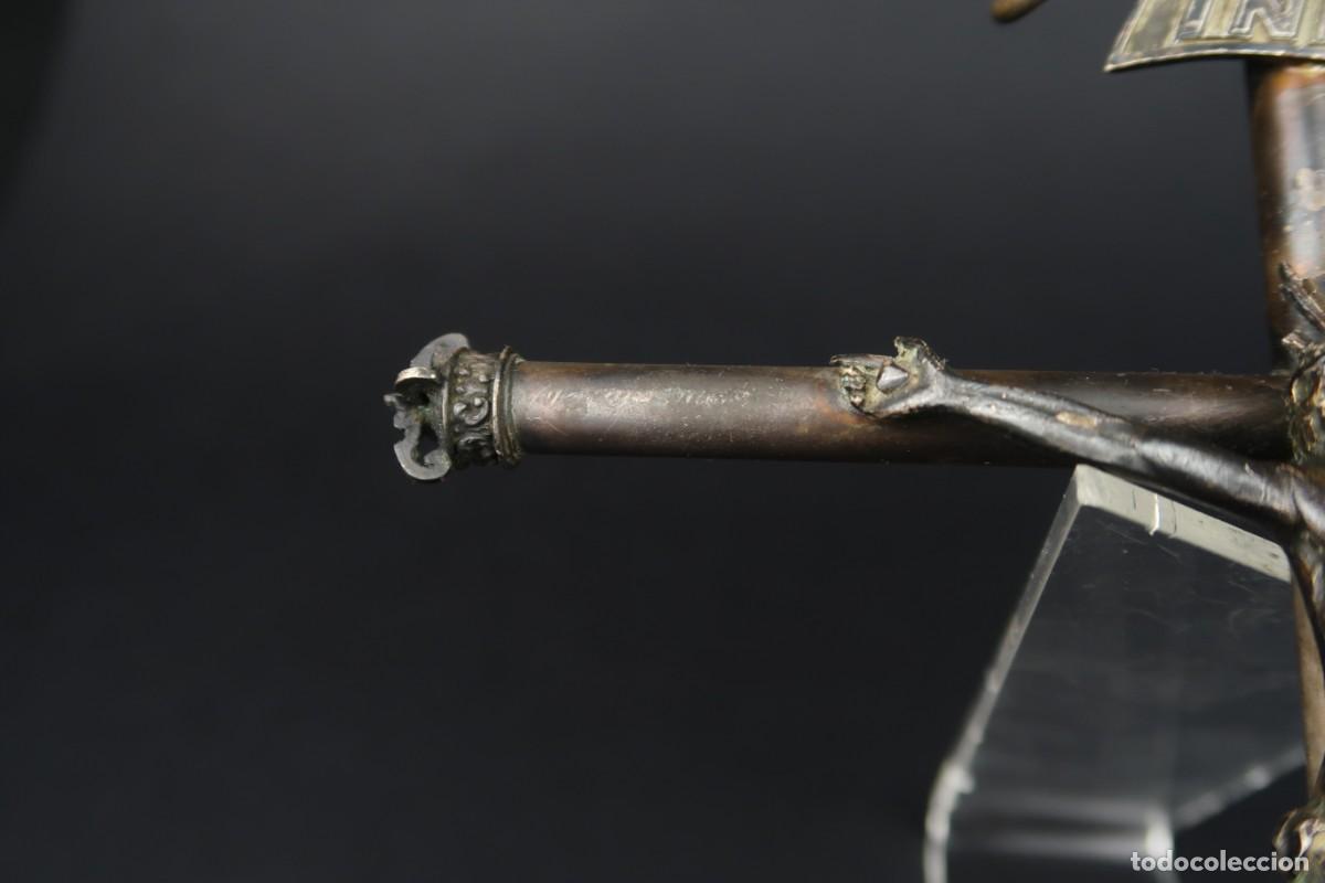 Antig&uuml;edades: Antiguo Crucifijo de Plata - Foto 10