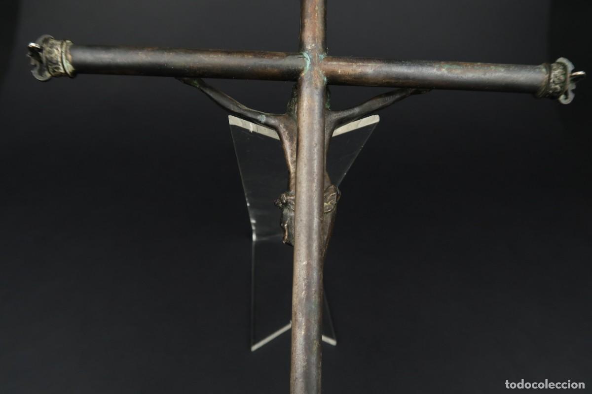 Antig&uuml;edades: Antiguo Crucifijo de Plata - Foto 20