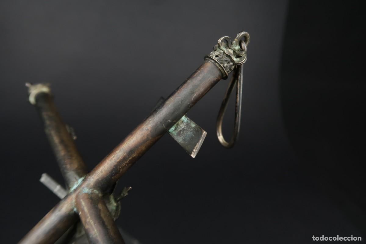 Antig&uuml;edades: Antiguo Crucifijo de Plata - Foto 24