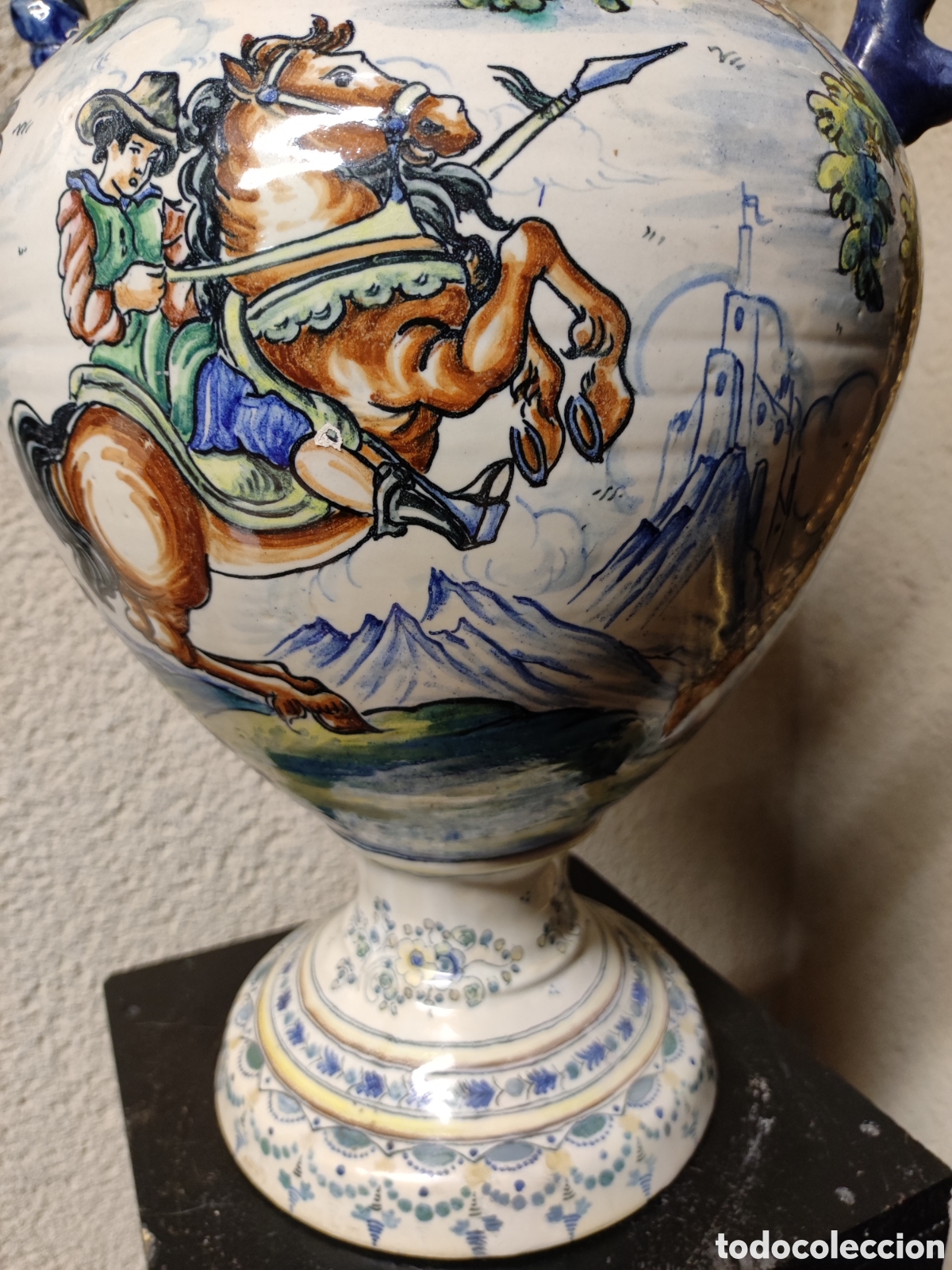 Antig&uuml;edades: Jarra Talavera Saso. - Foto 3