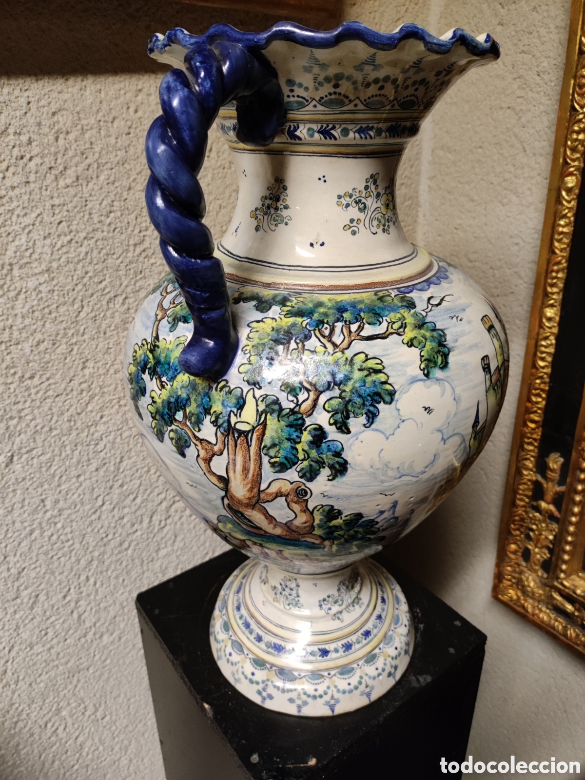 Antig&uuml;edades: Jarra Talavera Saso. - Foto 4