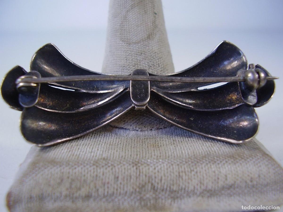 Antig&uuml;edades: Broche plata, a&ntilde;os 20. - Foto 2