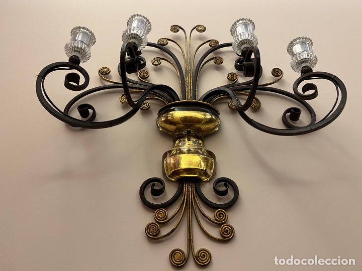 Antig&uuml;edades: Bonito y gran aplique art d&eacute;co - Foto 3