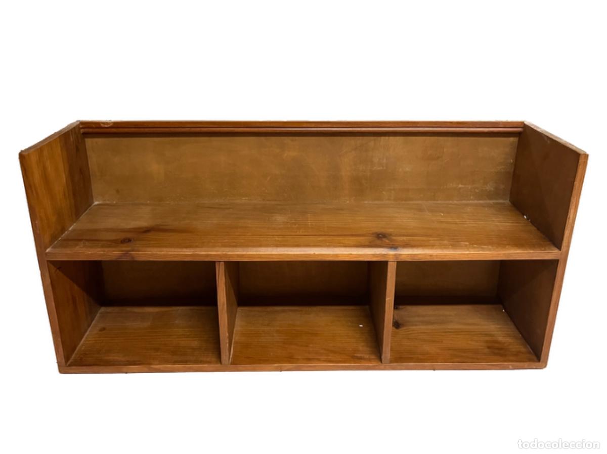 antiguo mueble madera libreria para libros pequ - Compra venta en  todocoleccion