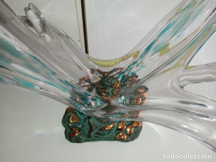 Antig&uuml;edades: Precioso centro de mesa cristal de Murano. - Foto 2