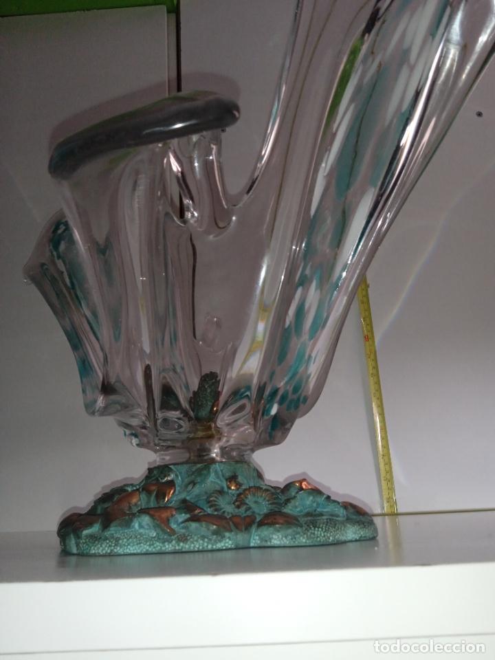 Antig&uuml;edades: Precioso centro de mesa cristal de Murano. - Foto 7