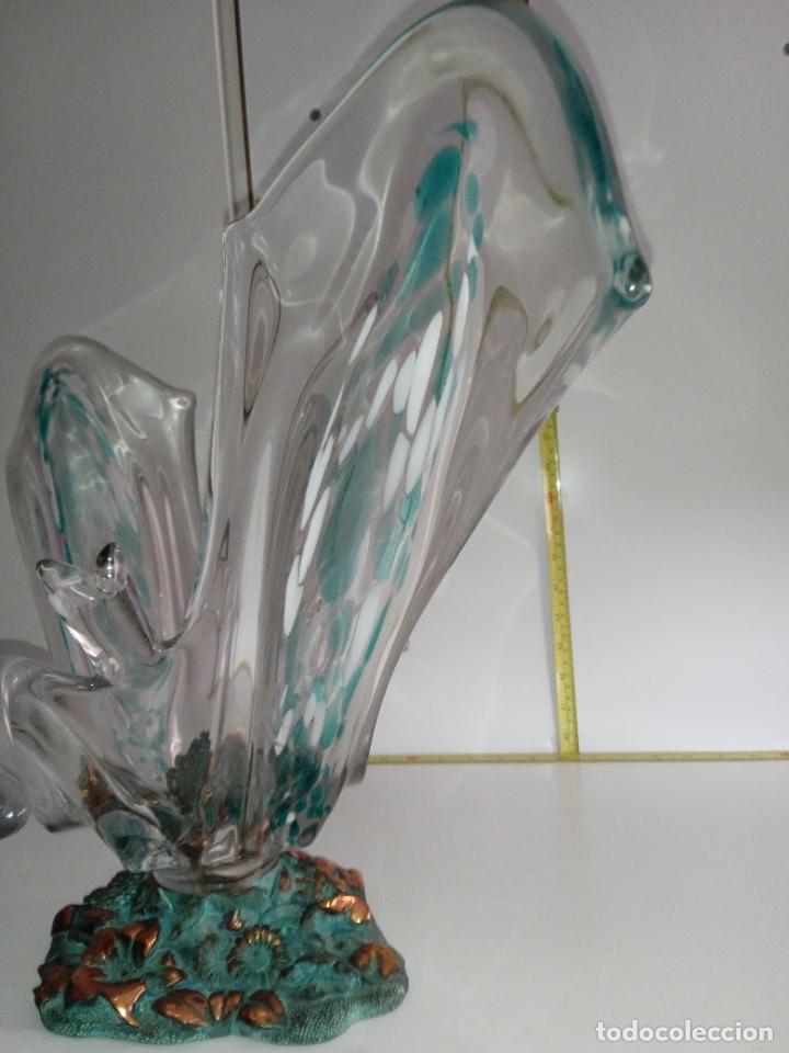 Antig&uuml;edades: Precioso centro de mesa cristal de Murano. - Foto 8