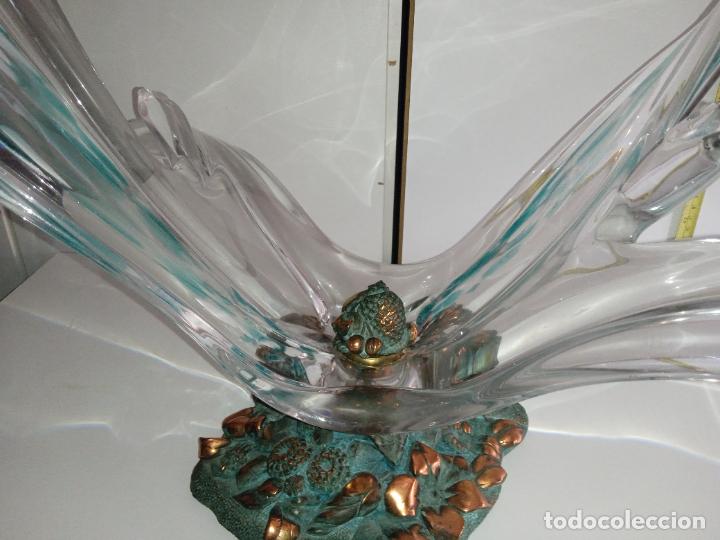 Antig&uuml;edades: Precioso centro de mesa cristal de Murano. - Foto 11