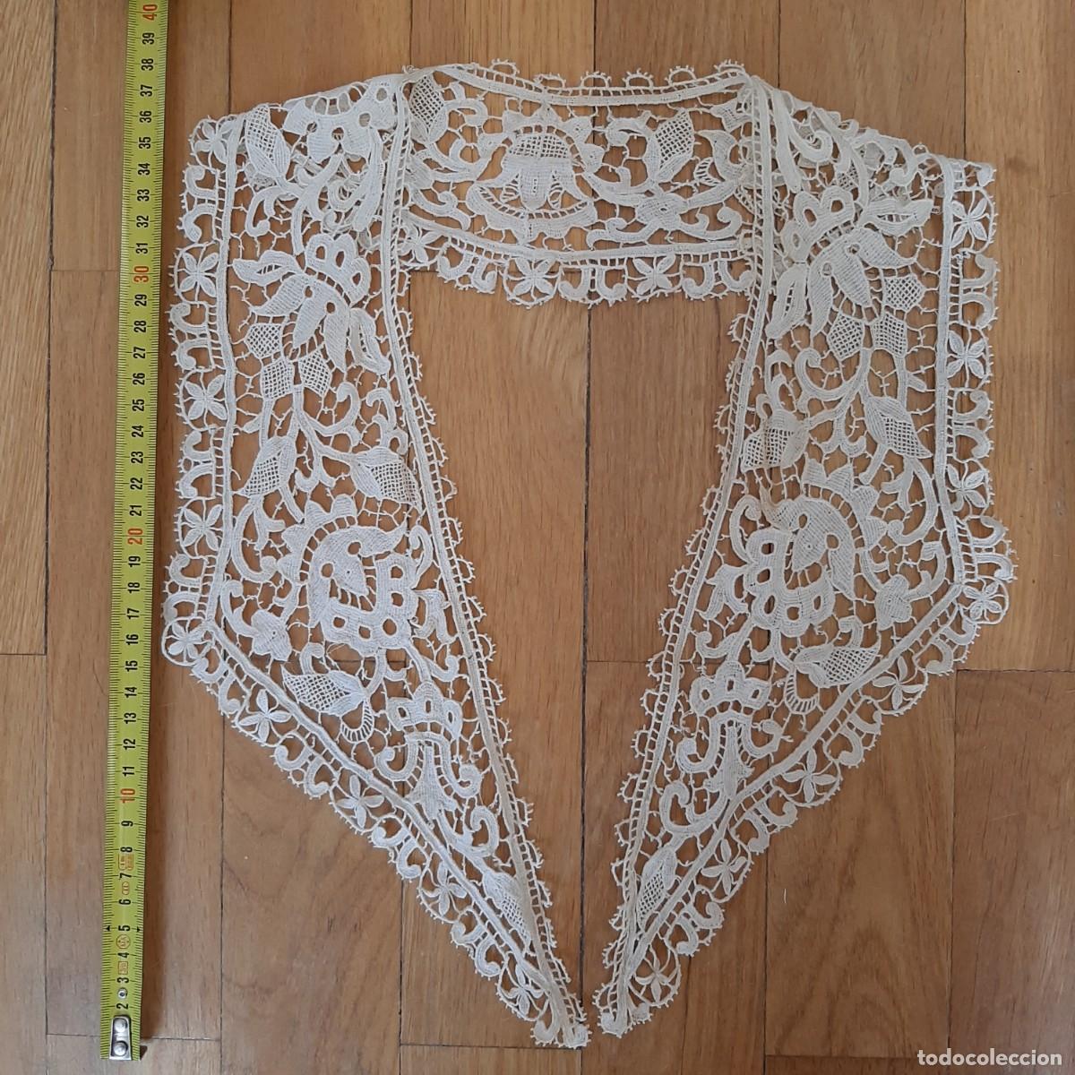 Antig&uuml;edades: Bonito cuello de encaje s XIX - Foto 5