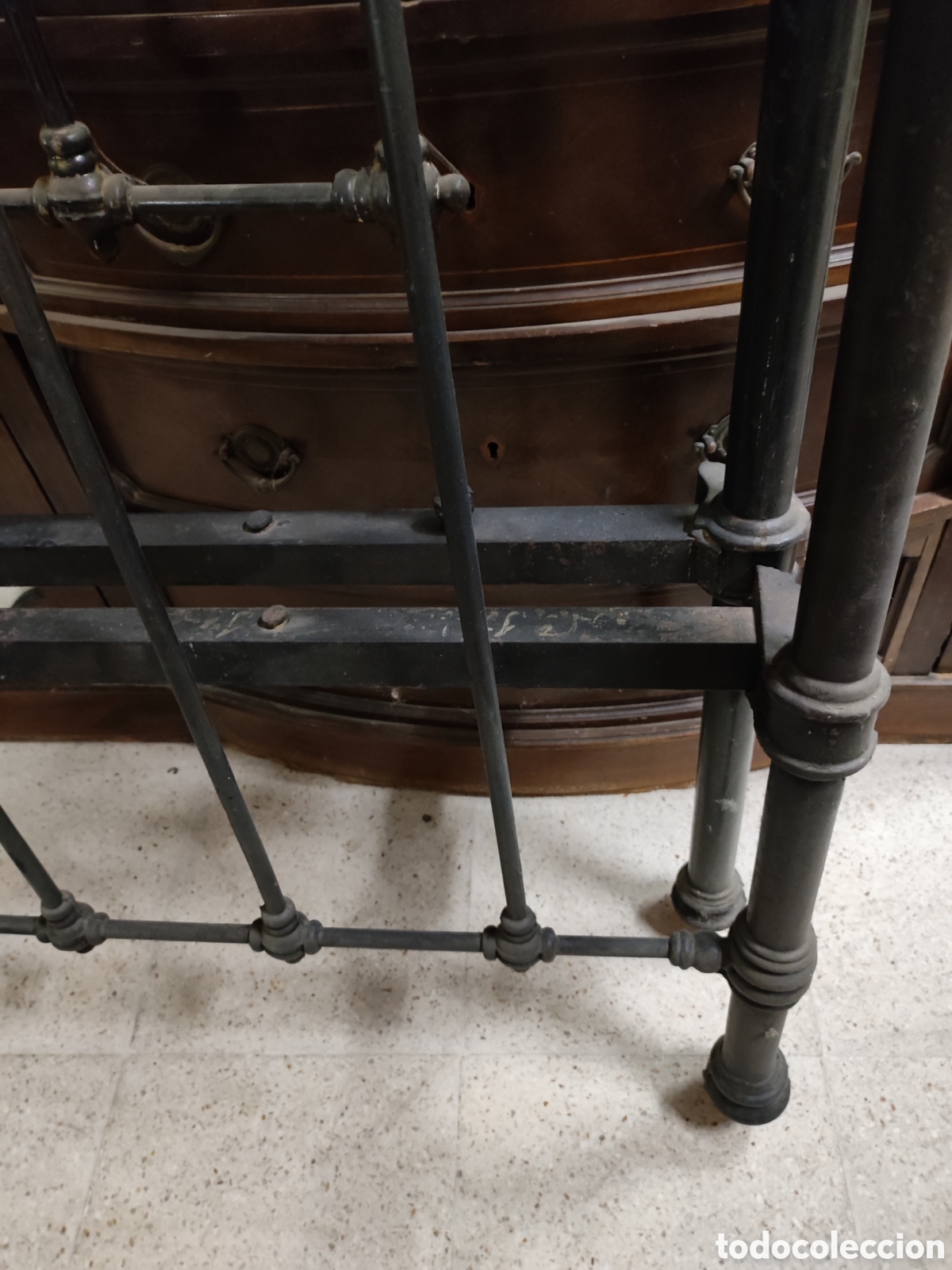 Antig&uuml;edades: Cama hierro y metal - Foto 3