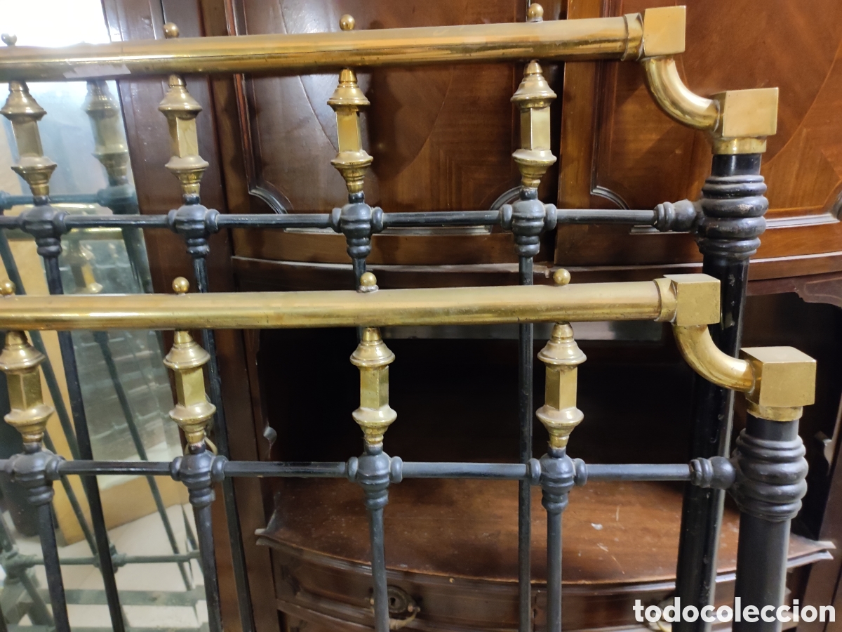 Antig&uuml;edades: Cama hierro y metal - Foto 4