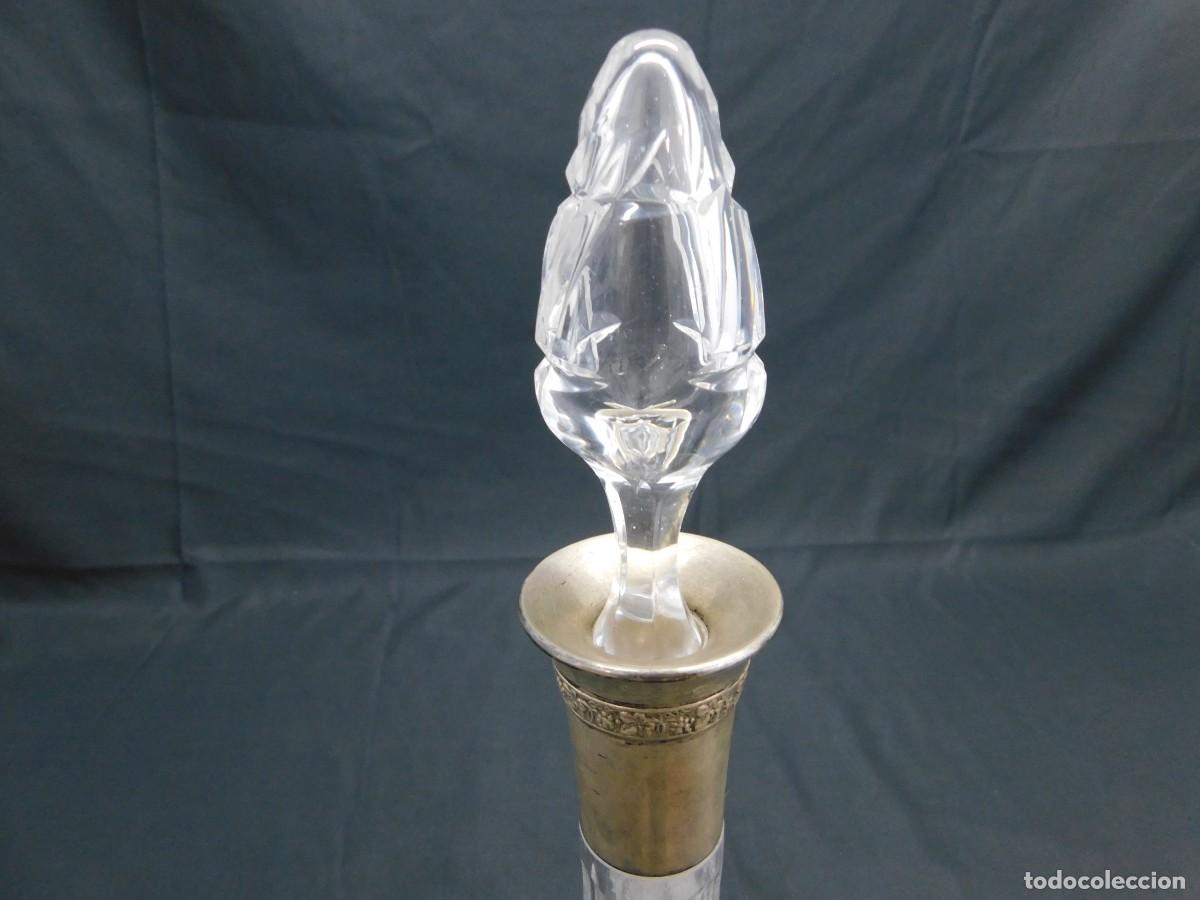 Antig&uuml;edades: Pareja botellas cristal y plata - Foto 3