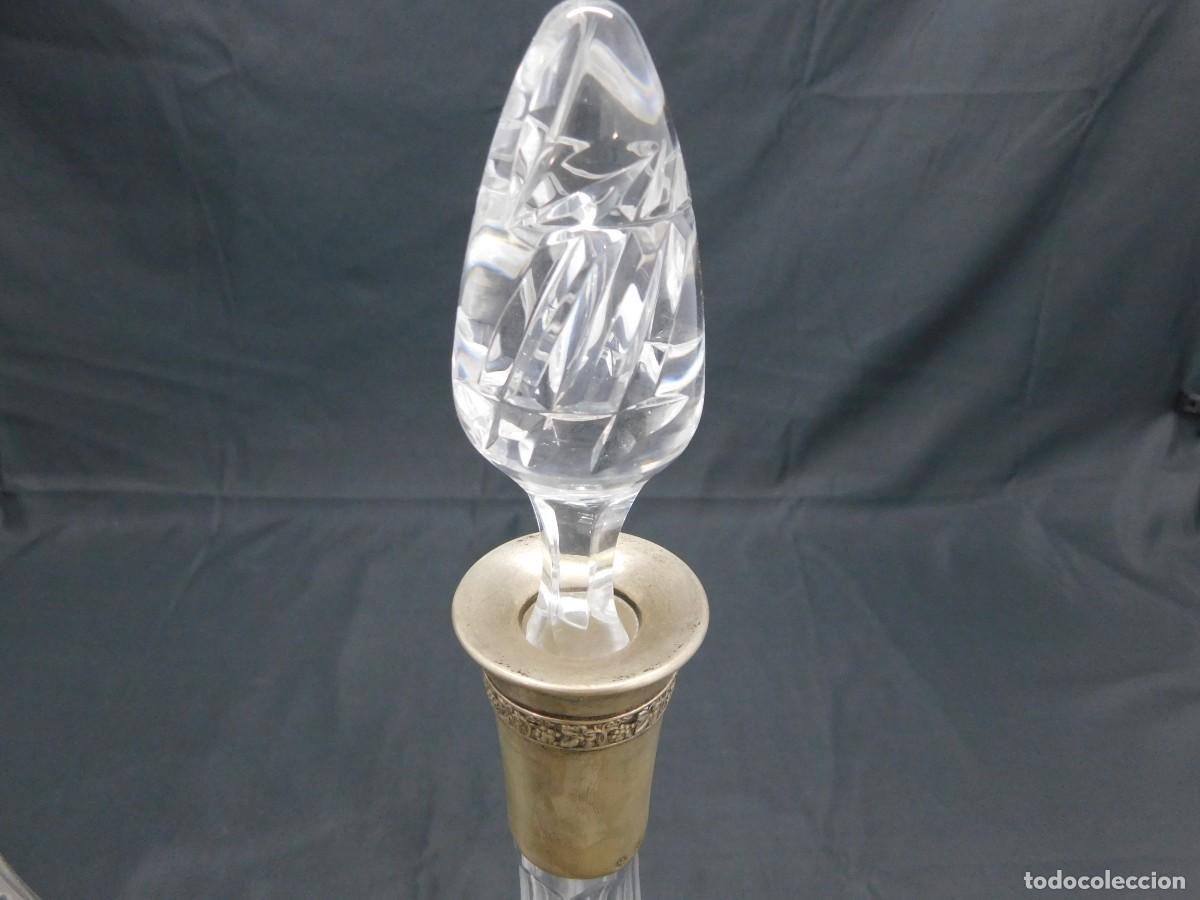 Antig&uuml;edades: Pareja botellas cristal y plata - Foto 4