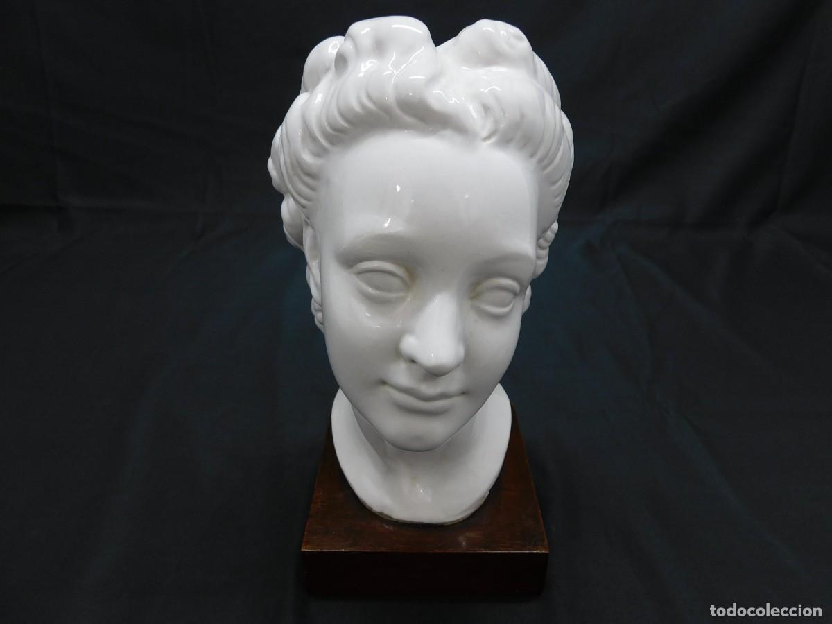 Antig&uuml;edades: Busto porcelana - Foto 1