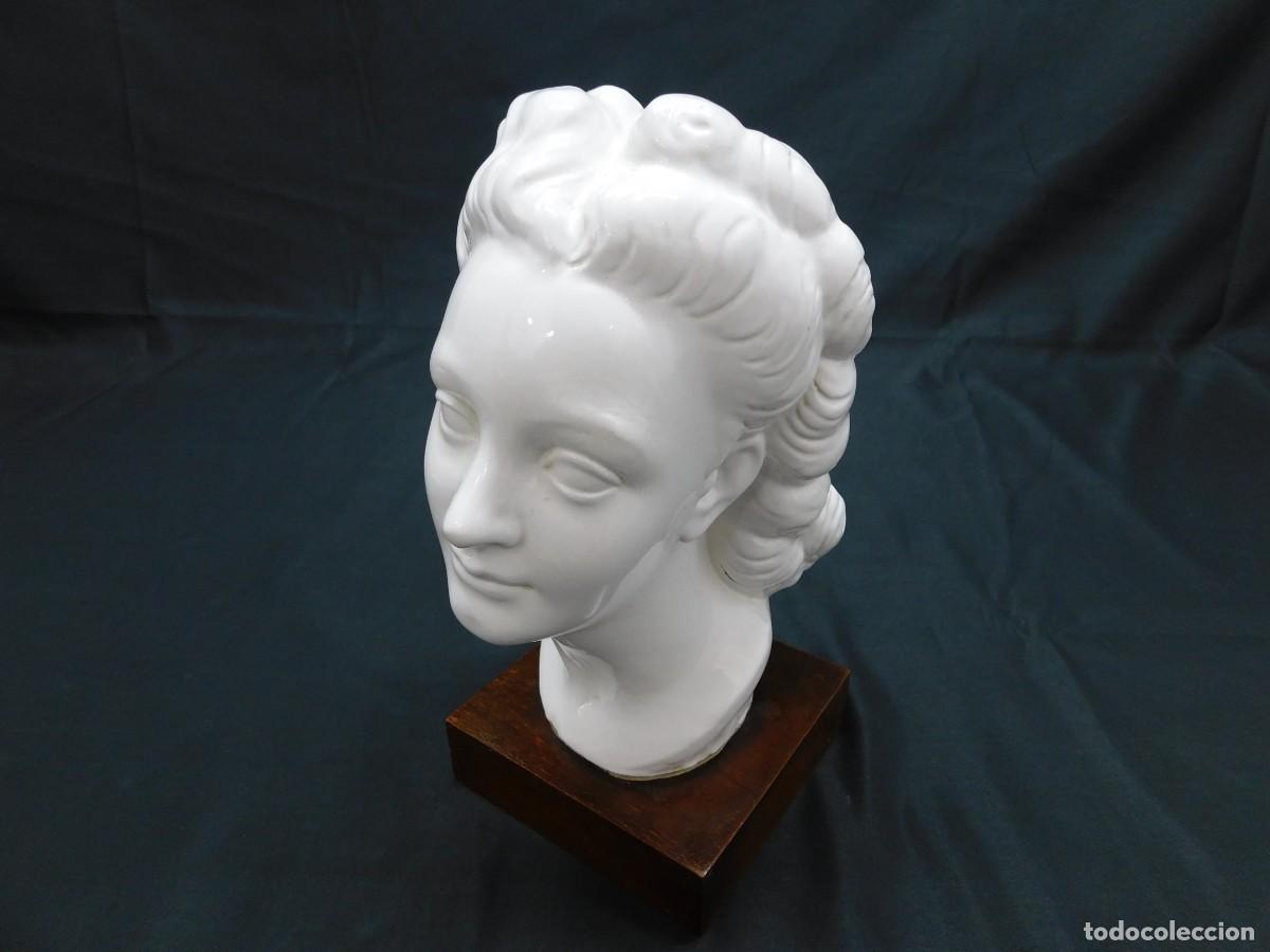 Antig&uuml;edades: Busto porcelana - Foto 2