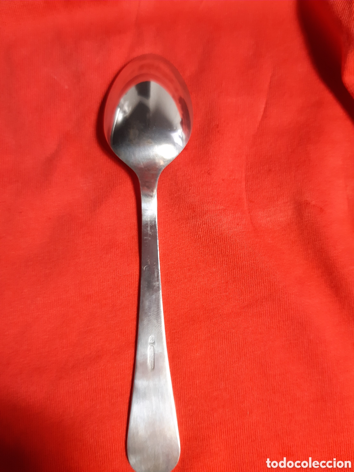 Antig&uuml;edades: CUCHARILLAS DE ALPACA EN ESTUCHE - Foto 5