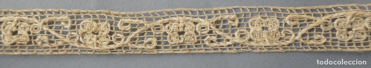 Antig&uuml;edades: ANTIGUO ENTREDOS DE ENCAJE S.XIX - Foto 1
