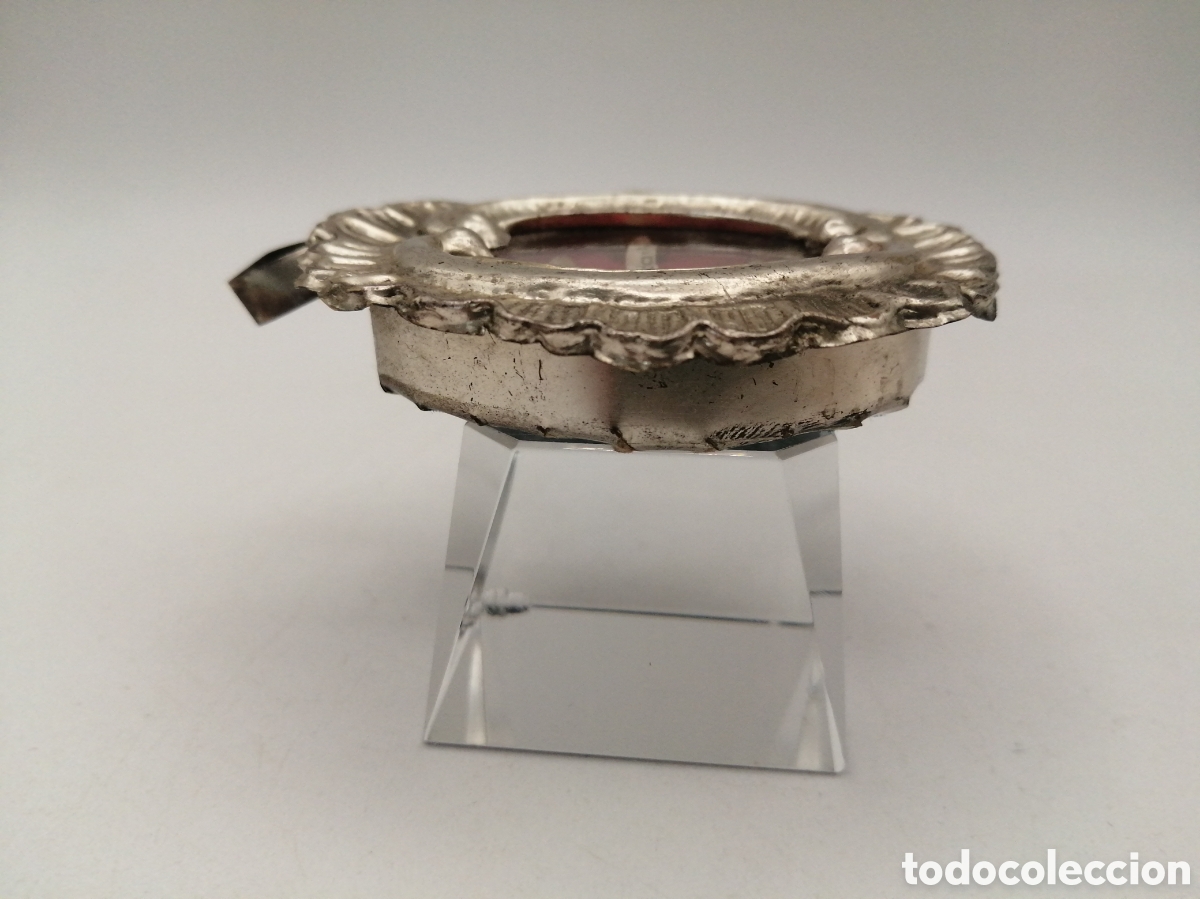 Antig&uuml;edades: Relicario de Jes&uacute;s del Gran Poder. Metal plateado - Foto 3