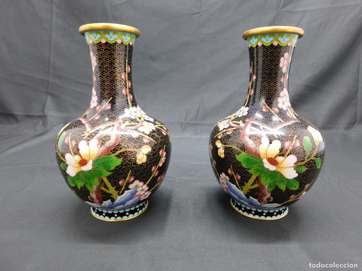 Antig&uuml;edades: Jarrones Cloisonne - Foto 1