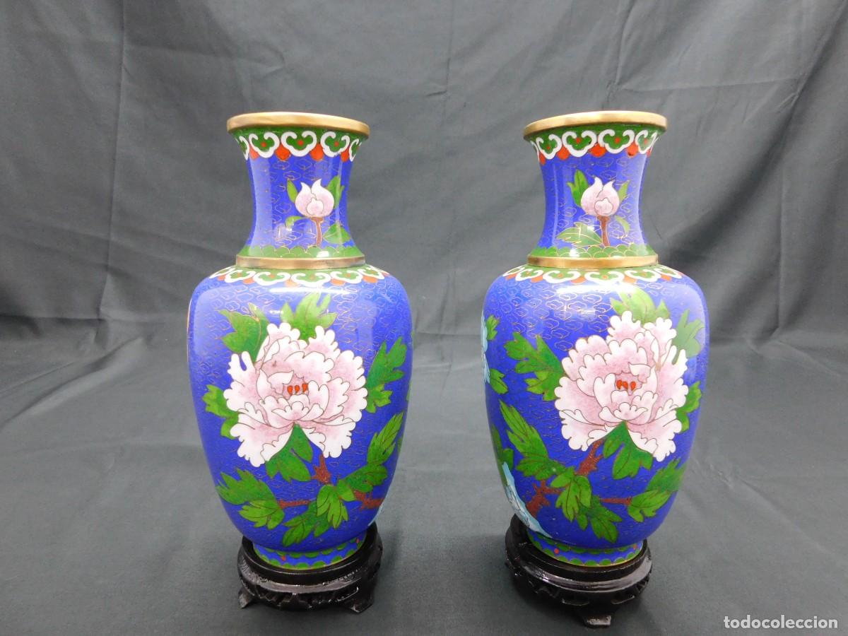 Antig&uuml;edades: Jarrones Cloisonne - Foto 1