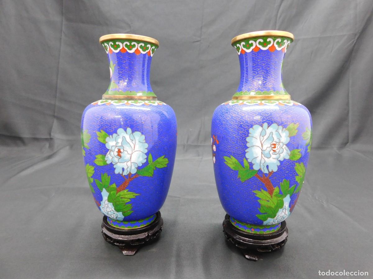 Antig&uuml;edades: Jarrones Cloisonne - Foto 2