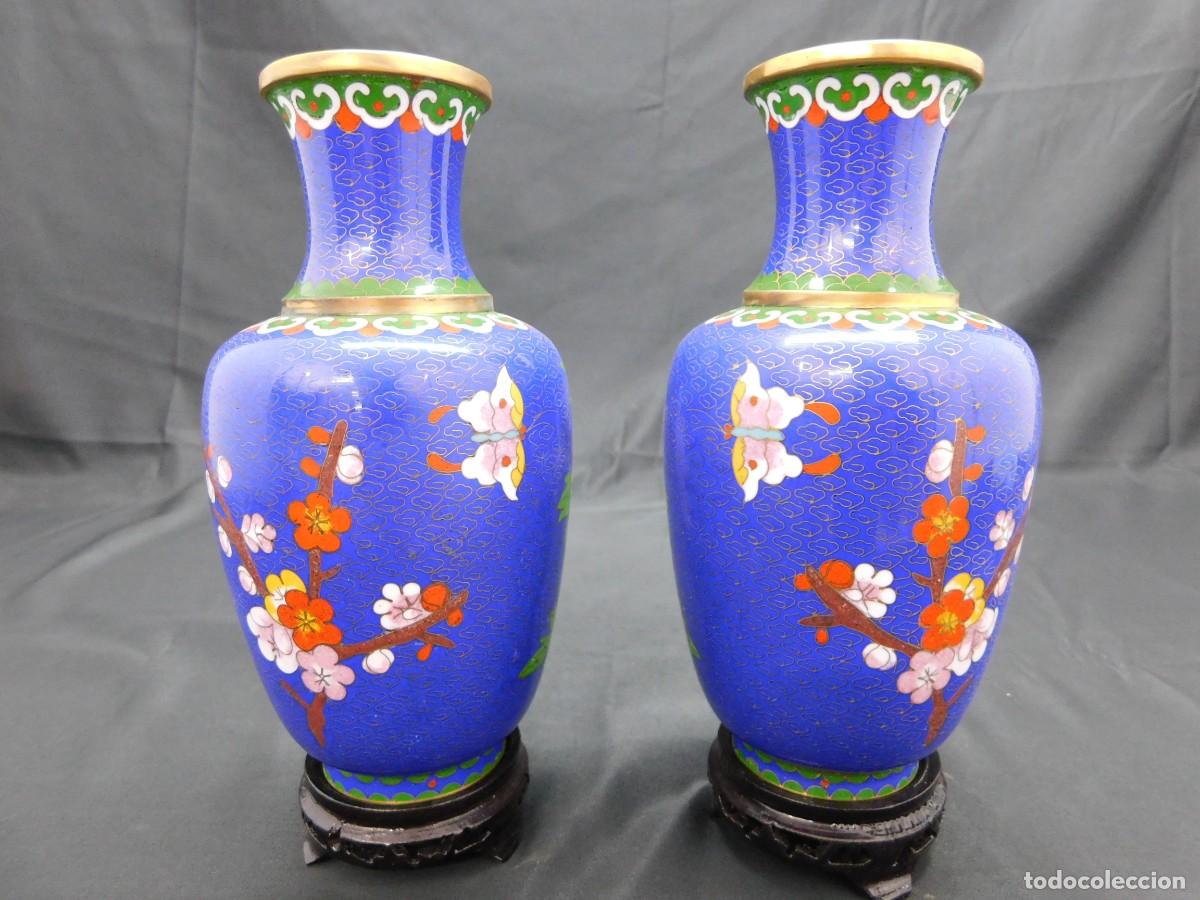 Antig&uuml;edades: Jarrones Cloisonne - Foto 3
