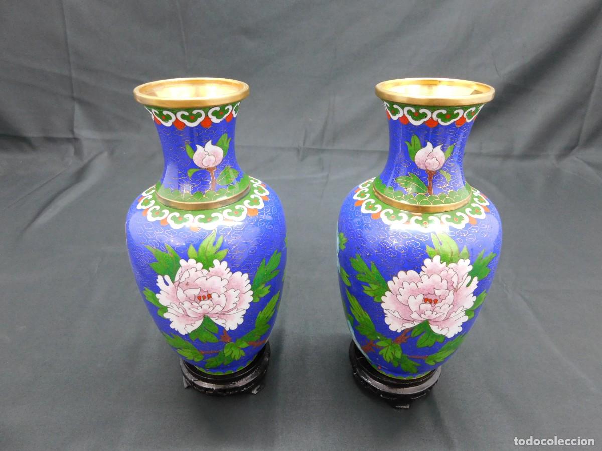 Antig&uuml;edades: Jarrones Cloisonne - Foto 5