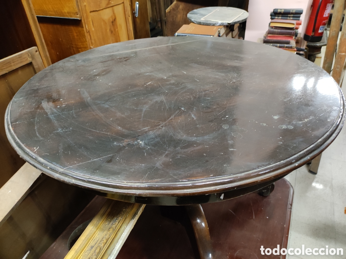 Antig&uuml;edades: Velador mesa - Foto 2