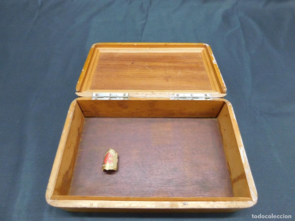 Antig&uuml;edades: Caja Puros Madera y Plata - Foto 8