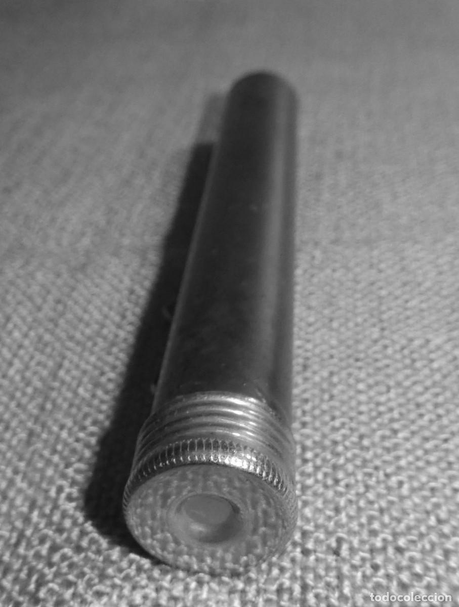 Antig&uuml;edades: LINTERNA TUBULAR AZUL - Foto 5