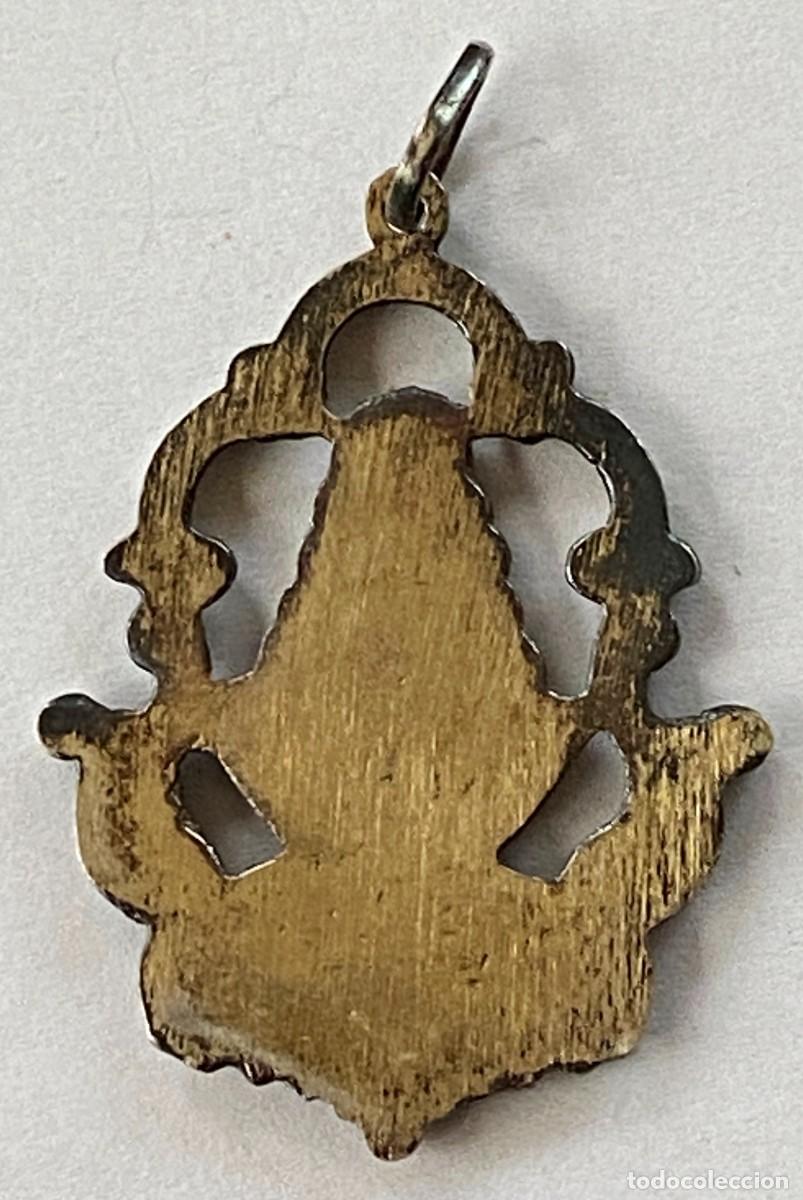 Antig&uuml;edades: MEDALLA DE PLATA DE LA VIRGEN DEL ROCIO, MIDE 4,8 CMS. - Foto 2