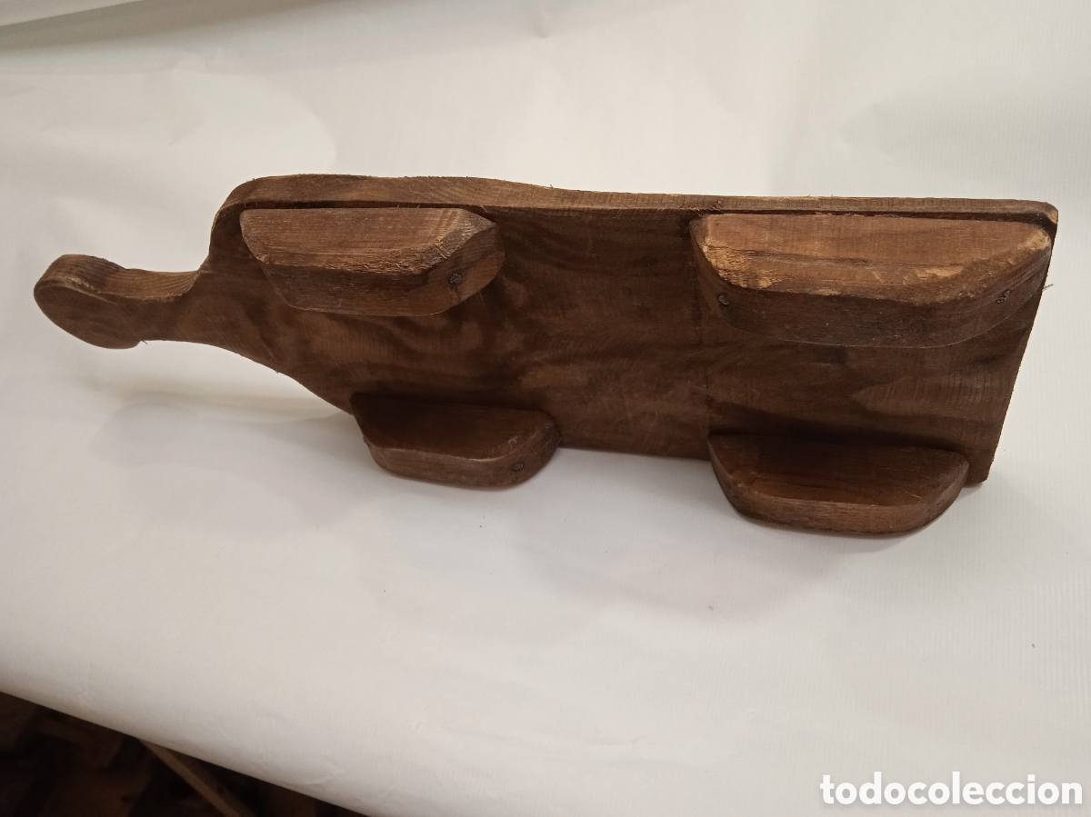 Antig&uuml;edades: Tabla de cocina tallada. - Foto 8