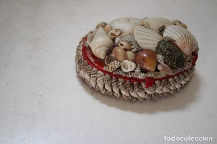 Antig&uuml;edades: caja joyero con conchas de mar - Foto 2