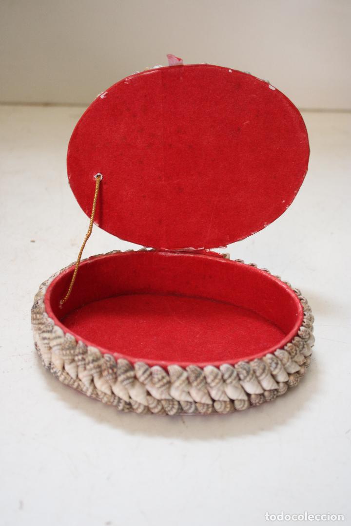 Antig&uuml;edades: caja joyero con conchas de mar - Foto 3