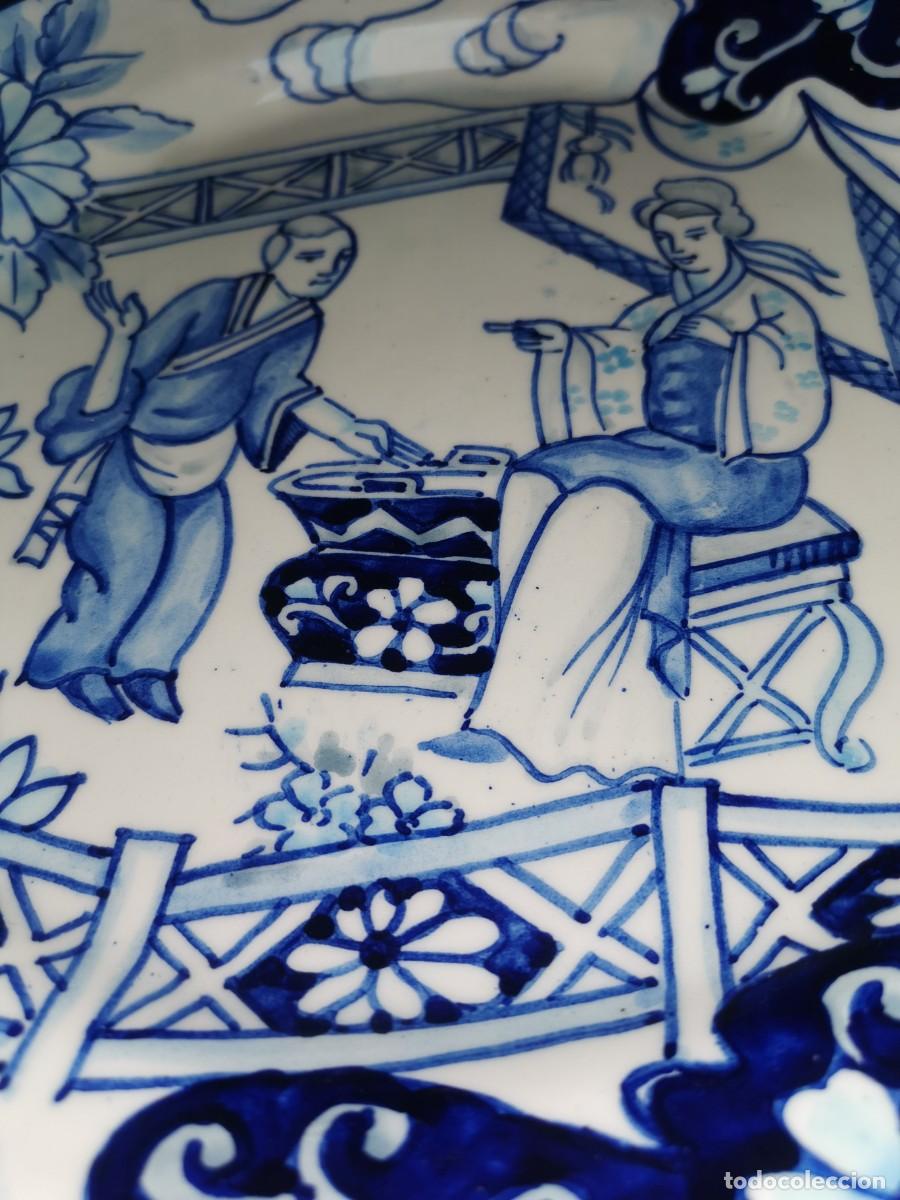 Antig&uuml;edades: PLATO CHINESCO CERAMICA MANISES - Foto 3