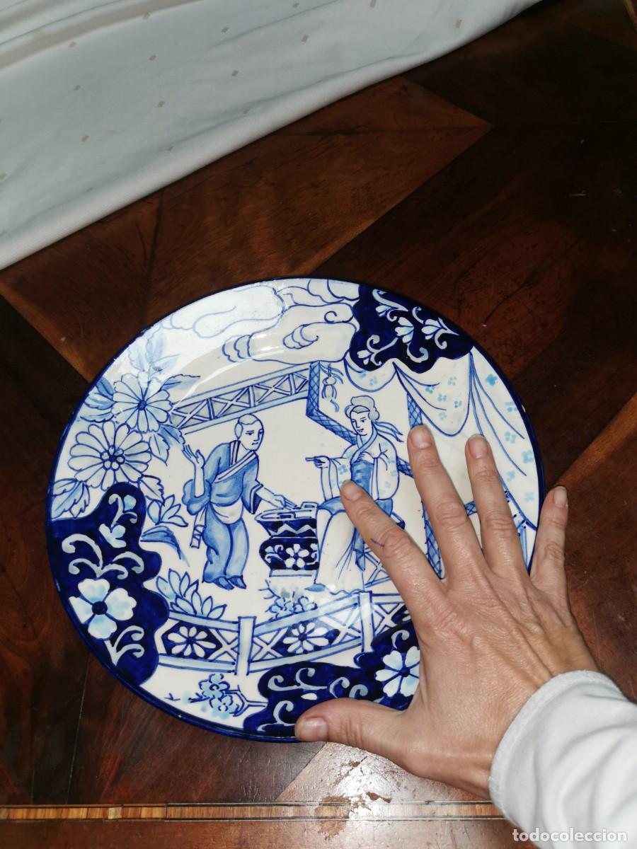 Antig&uuml;edades: PLATO CHINESCO CERAMICA MANISES - Foto 7