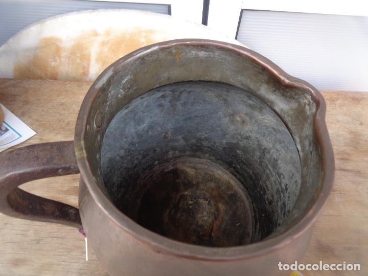 Antig&uuml;edades: GRAN JARRA DE COBRE SIGLO XIX - Foto 2