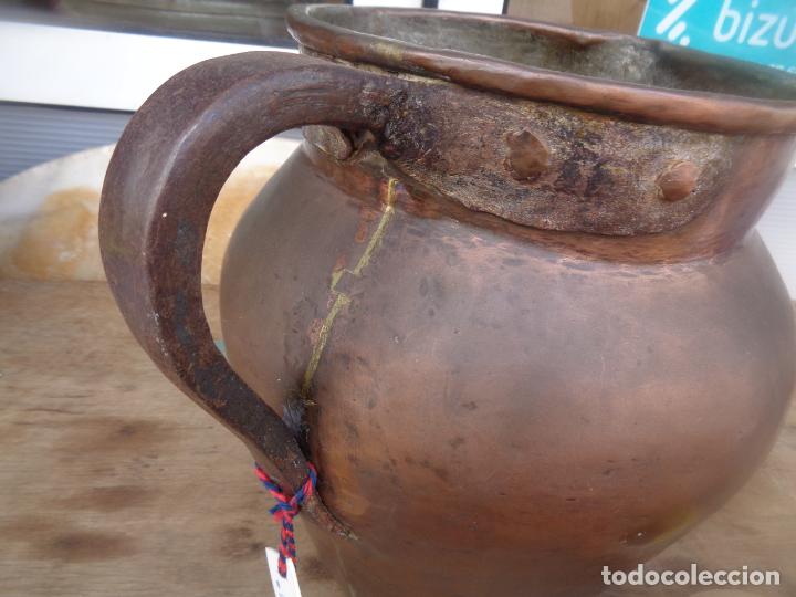 Antig&uuml;edades: GRAN JARRA DE COBRE SIGLO XIX - Foto 3
