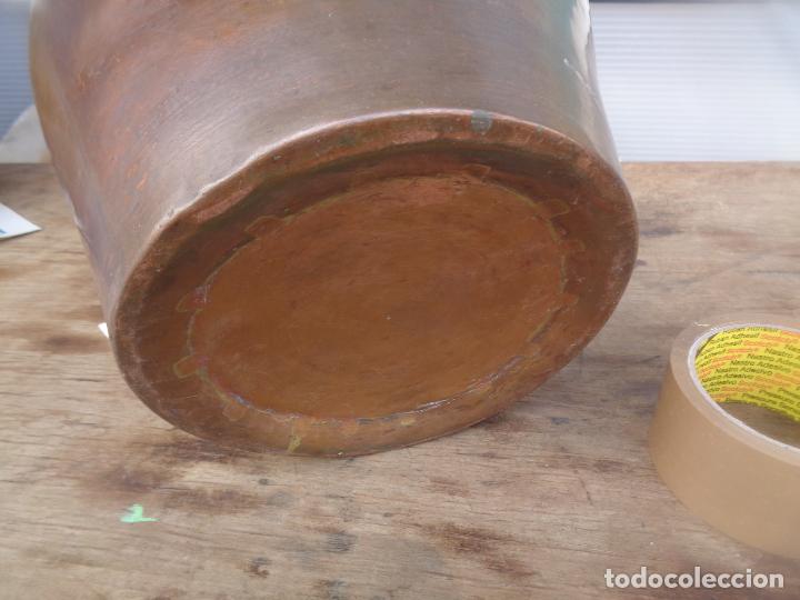 Antig&uuml;edades: GRAN JARRA DE COBRE SIGLO XIX - Foto 4