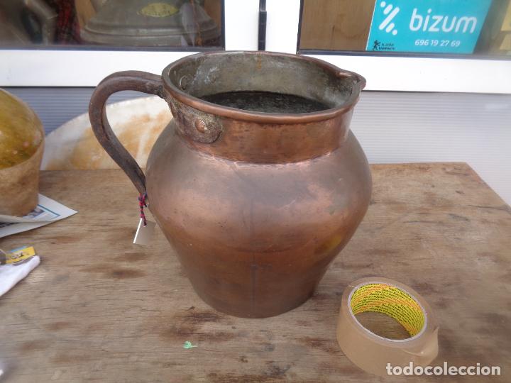 Antig&uuml;edades: GRAN JARRA DE COBRE SIGLO XIX - Foto 6