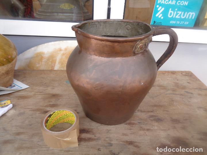 Antig&uuml;edades: GRAN JARRA DE COBRE SIGLO XIX - Foto 7
