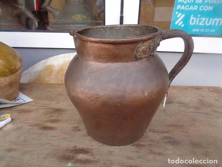 Antig&uuml;edades: GRAN JARRA DE COBRE SIGLO XIX - Foto 1